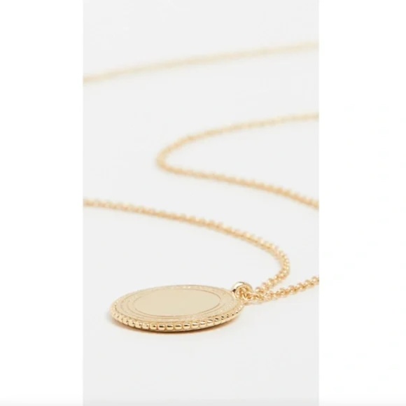 SHASHI Theodora Disc Pendant Necklace - Picture 2 of 8